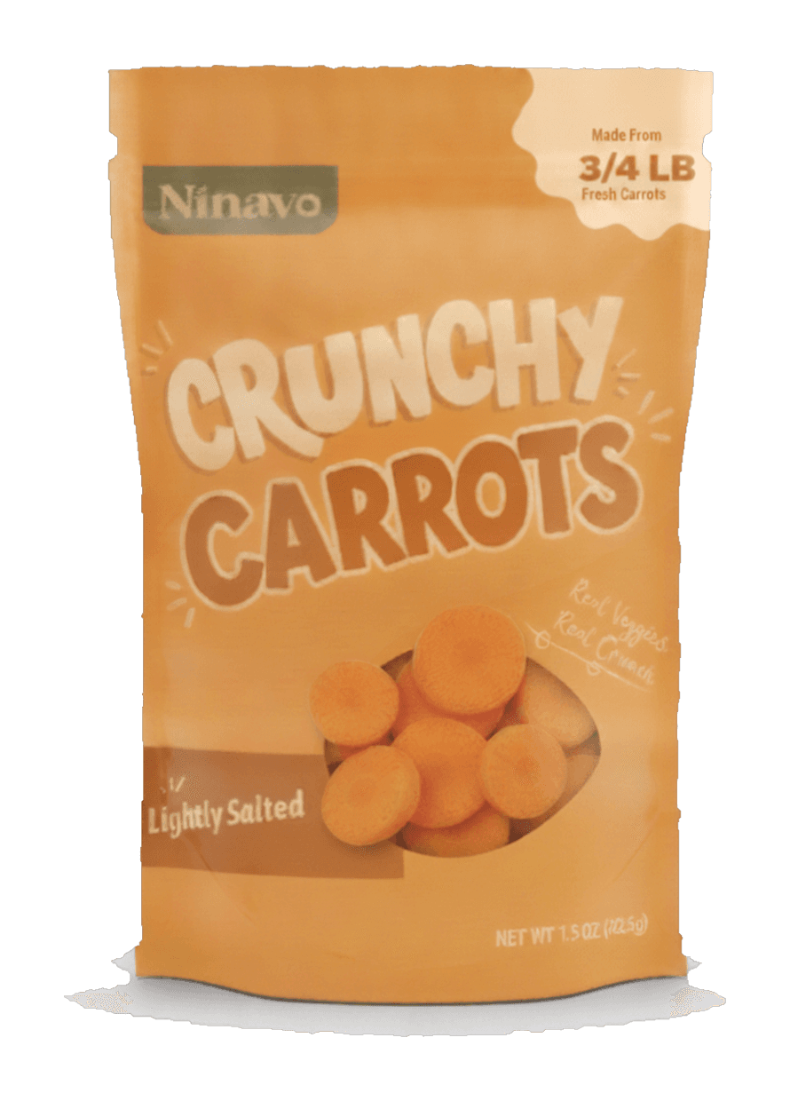 Ninavo Crunchy Carrots veggie chips