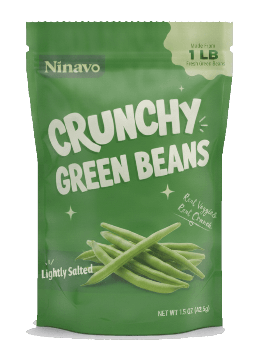 Ninavo Crunchy Green Beans veggie chips