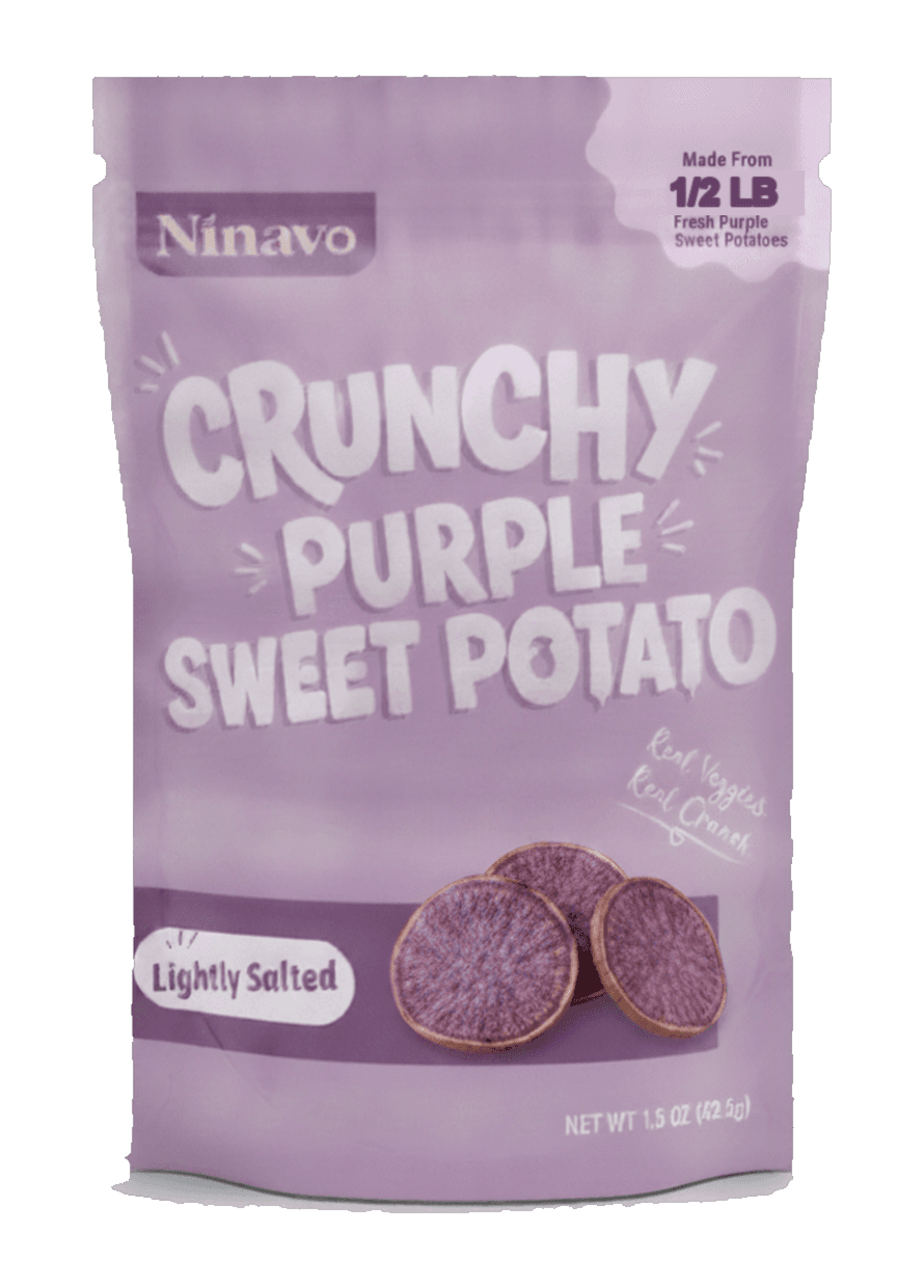 Ninavo Crunchy Purple Sweet Potato veggie chips