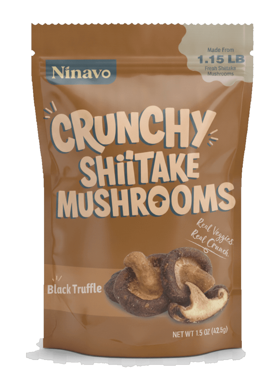 Ninavo Crunchy Shiitake Mushrooms veggie chips