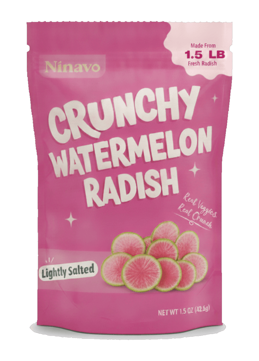 Ninavo Crunchy Watermelon Radish veggie chips